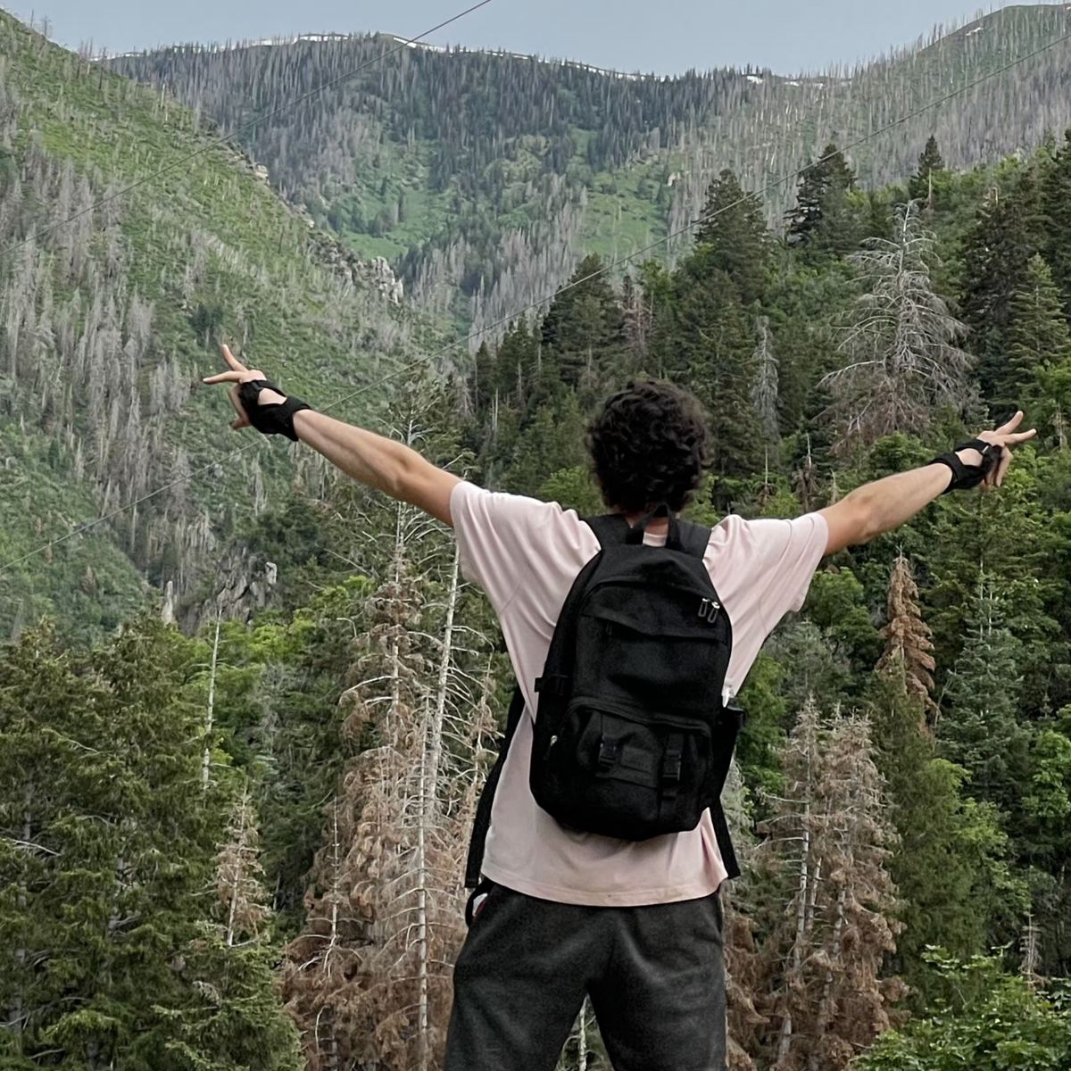 Arms wide open