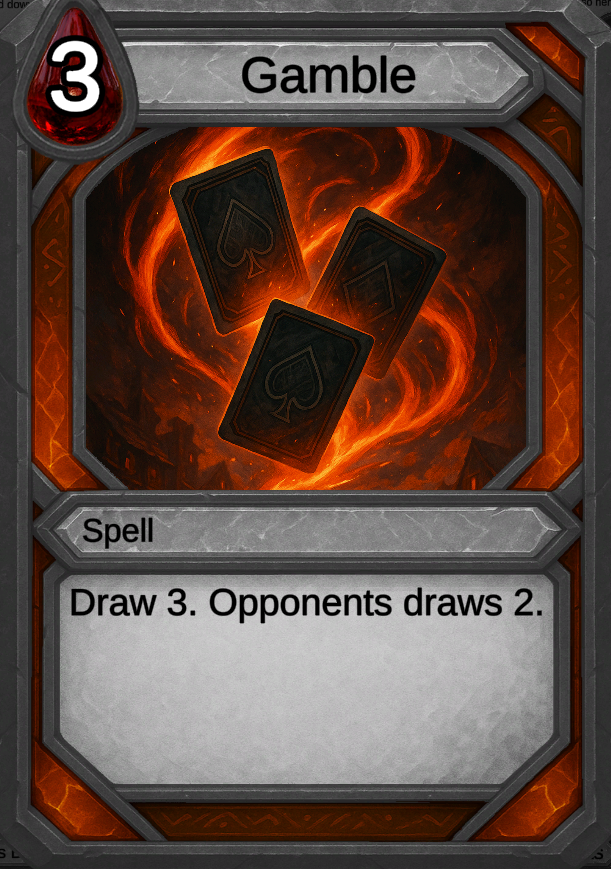 Gamble card